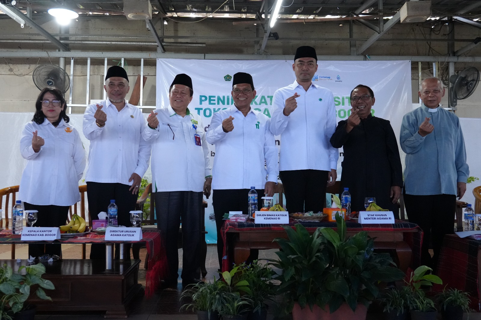 Dirjen Bimas Katolik Didampingi Dirura Agama Katolik Menghadiri Peresmian