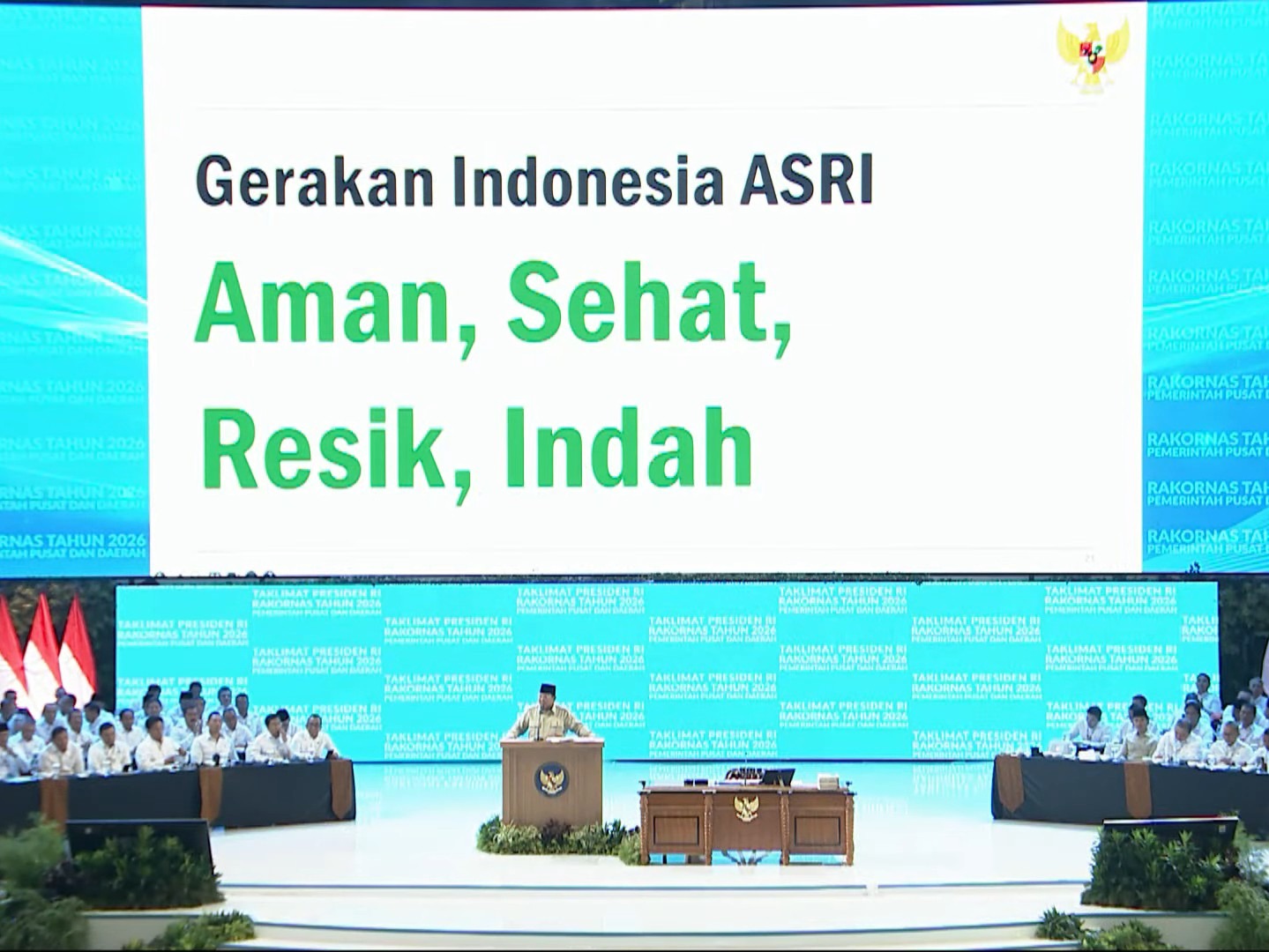 Suasana Rakornas 2026 di Bogor, Senin (2/2/2026)
