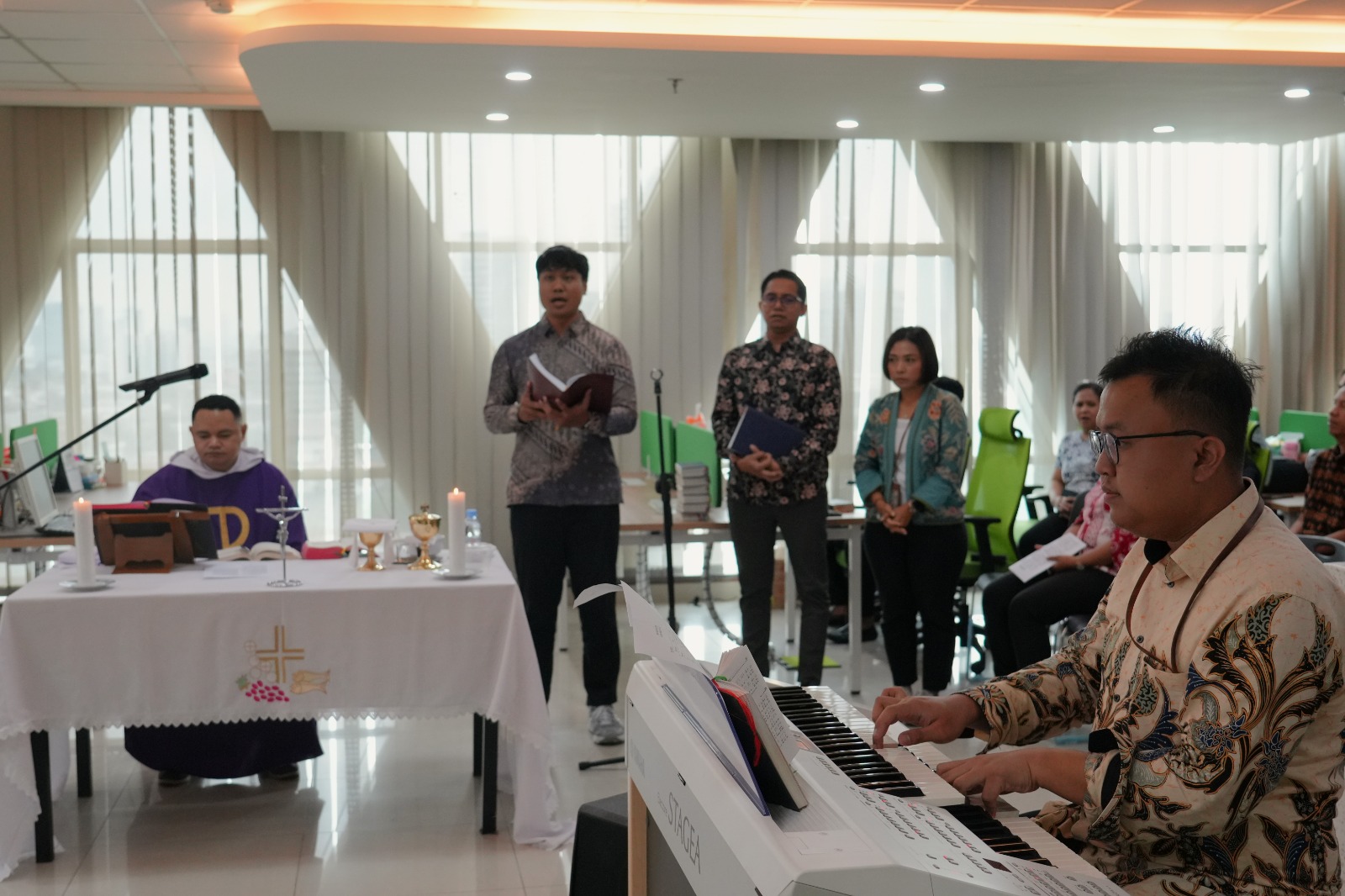 Suasana Misa Rabu Abu