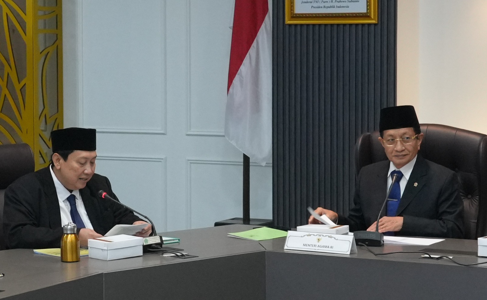 Plt. DIrjen Bimas Katolik Memimpin Rapat Penyerahan KMA Panitia Pesparani Katolik Tingkat Nasional IV Tahun 2027