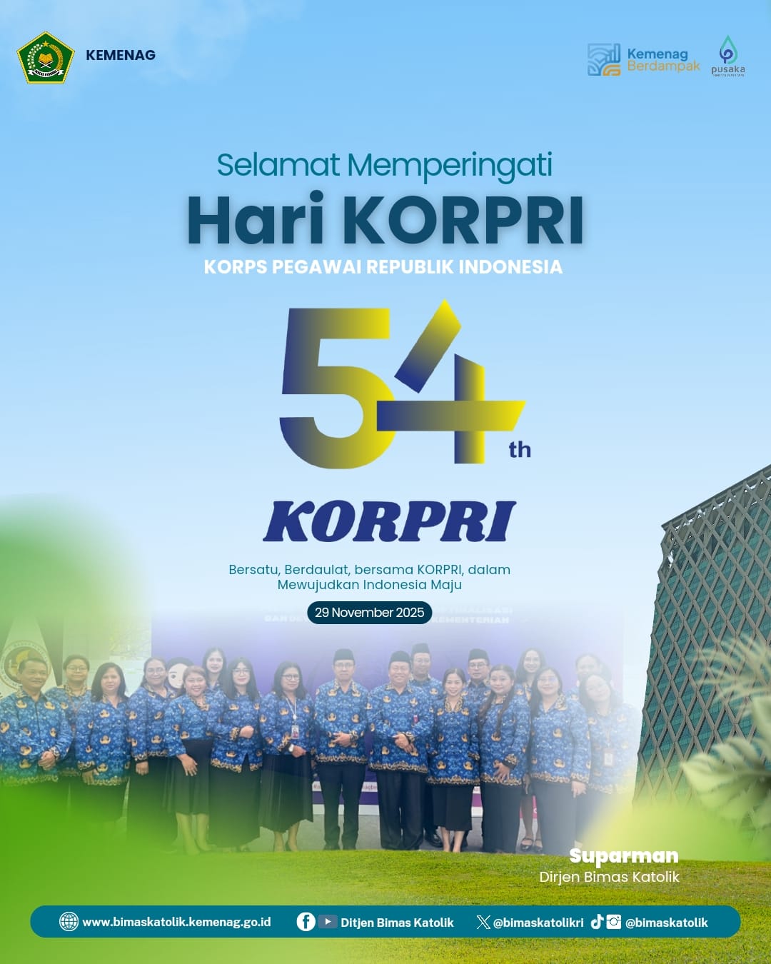 Selamat Memperingati Hari Korpri