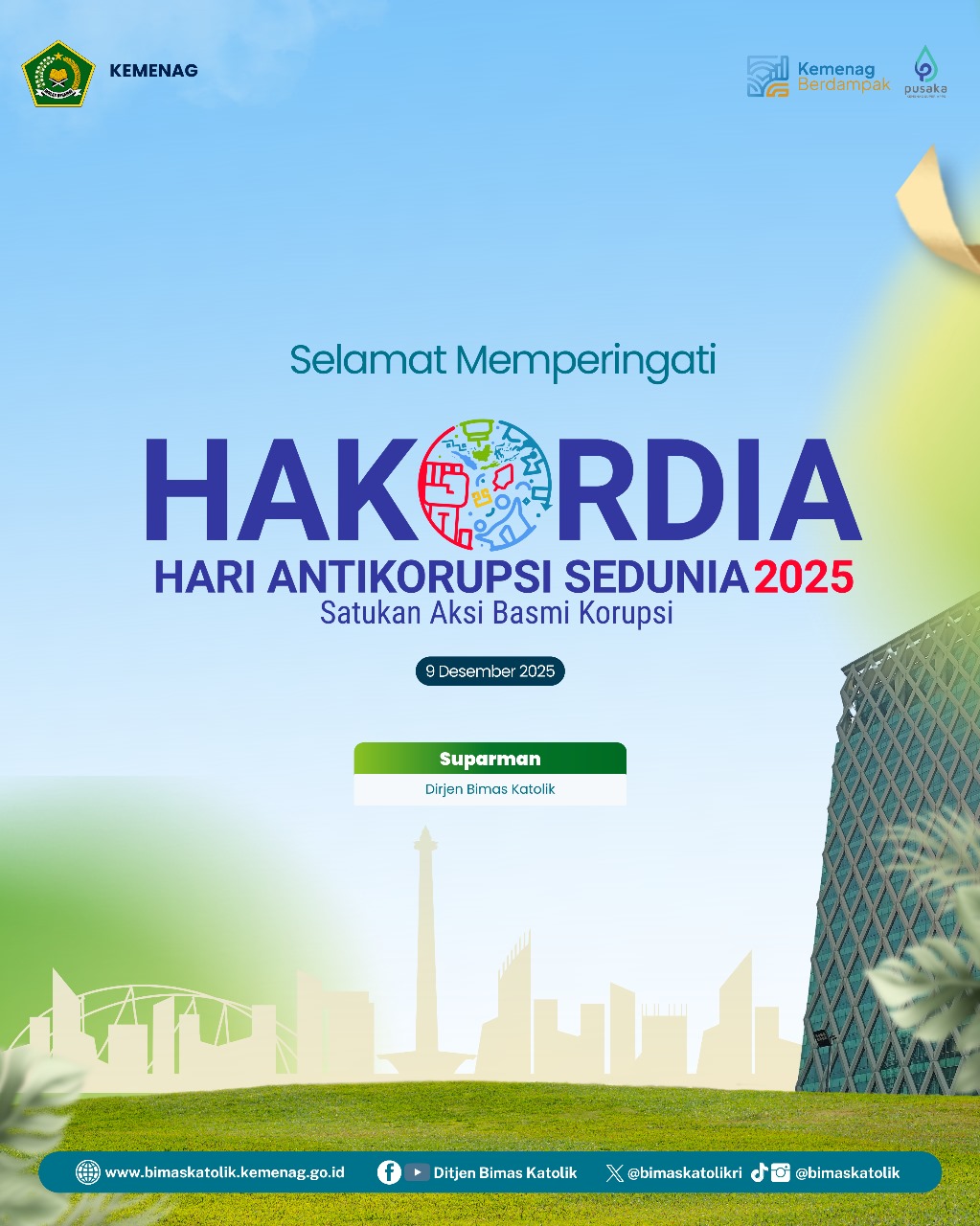Selamat Memperingati Hari Antikorupsi Sedunia 2025