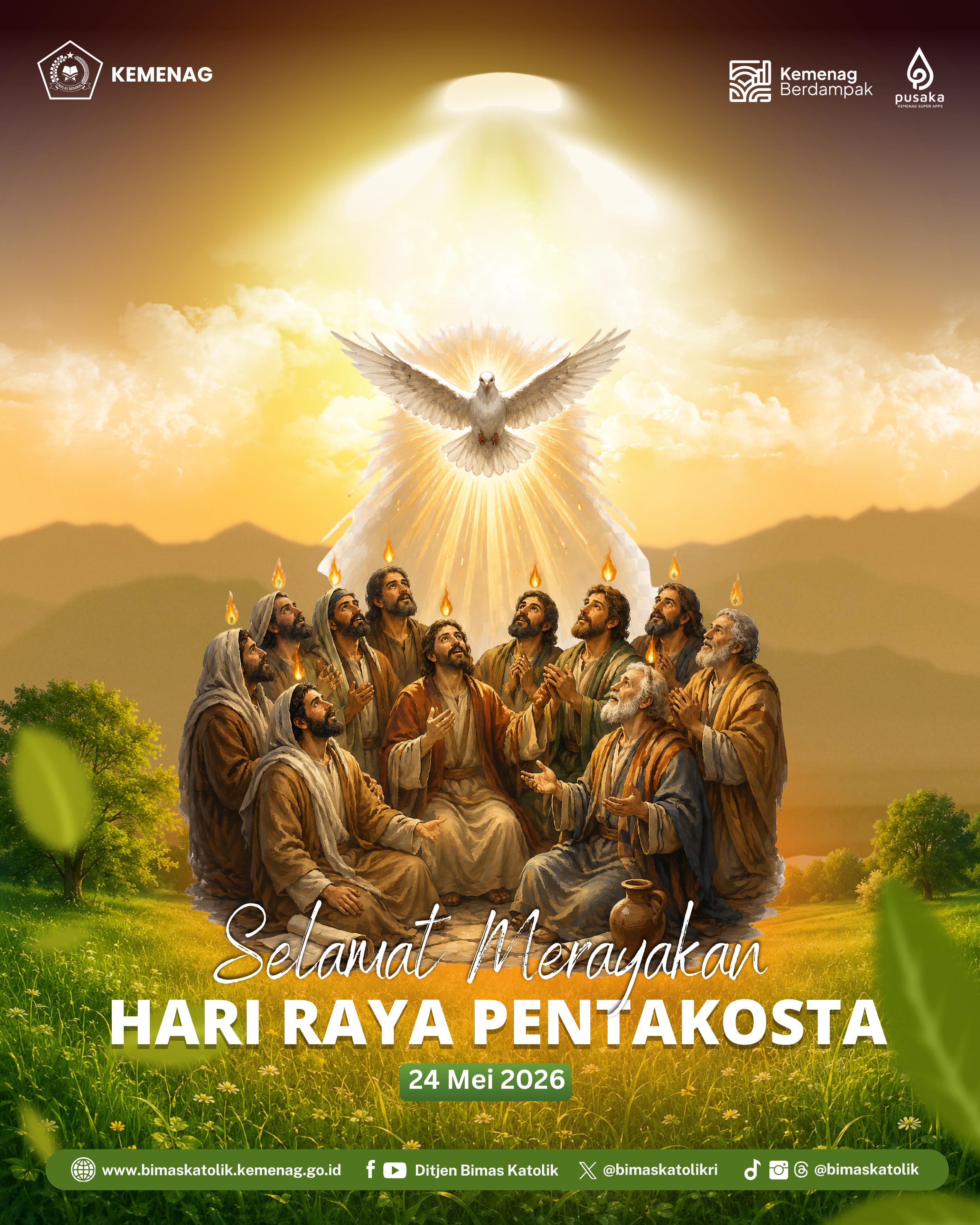 Selamat Merayakan Hari Raya Pentakosta