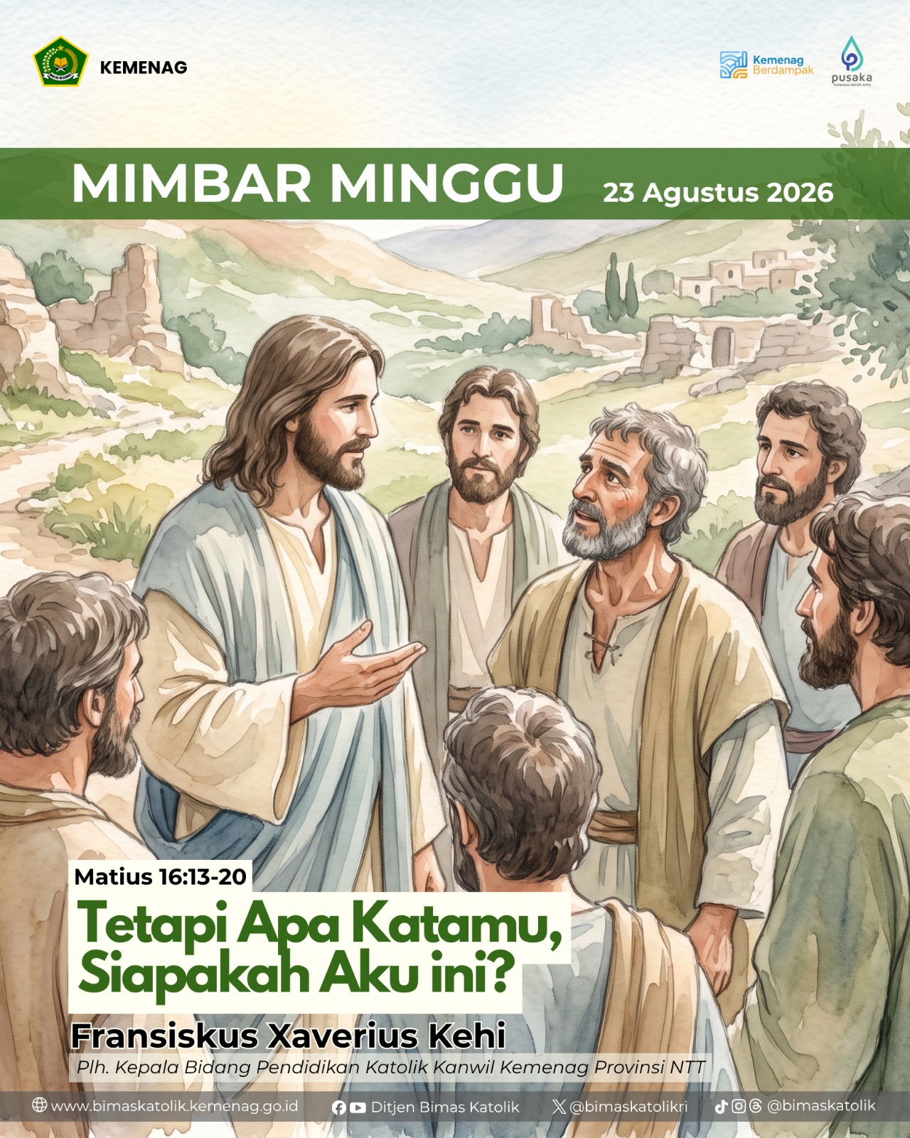 Tetapi Apa Katamu, Siapakah Aku Ini?